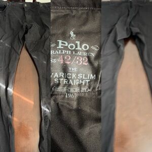 Polo by Ralph Lauren Black Slim Straight Jeans